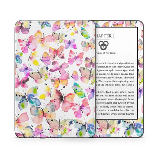 Artistic Butterflies Amazon Kindle Series Skin