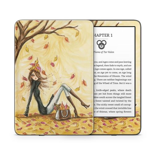 Autumn Leaves Amazon Kindle Series Skin