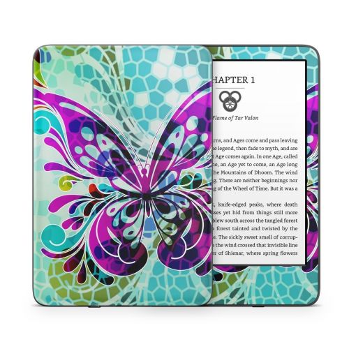 Butterfly Glass Amazon Kindle Series Skin
