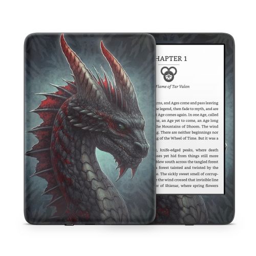 Black Dragon Amazon Kindle Series Skin