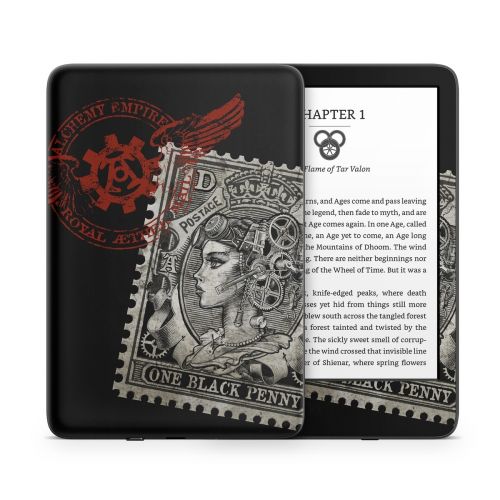 Black Penny Amazon Kindle Series Skin