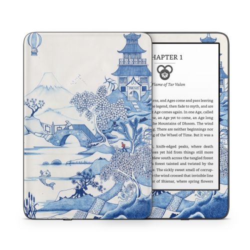 Blue Willow Amazon Kindle Series Skin