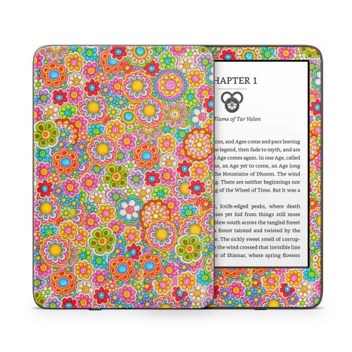 Bright Ditzy Amazon Kindle Series Skin