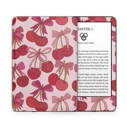 Cherry with Bows Amazon Kindle Series Skin