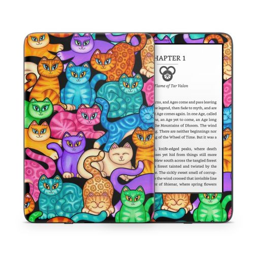 Colorful Kittens Amazon Kindle Series Skin