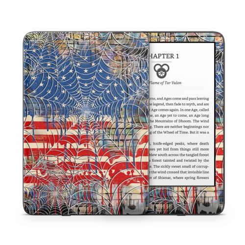 Cobweb Flag Amazon Kindle Series Skin