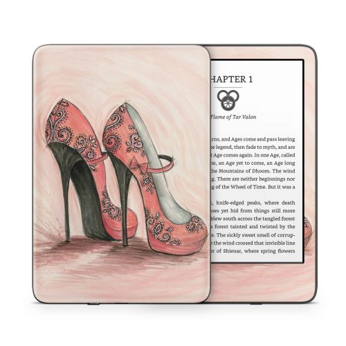 Coral Shoes Amazon Kindle Series Skin