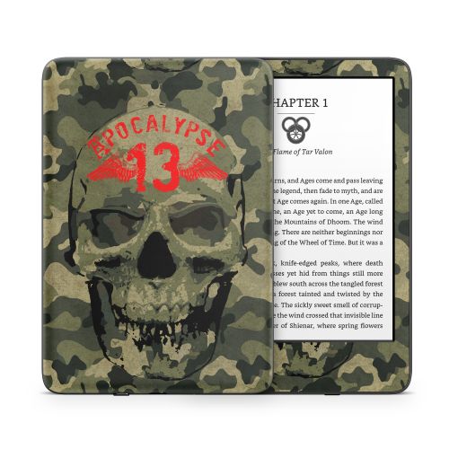 Camo Skull Amazon Kindle Series Skin