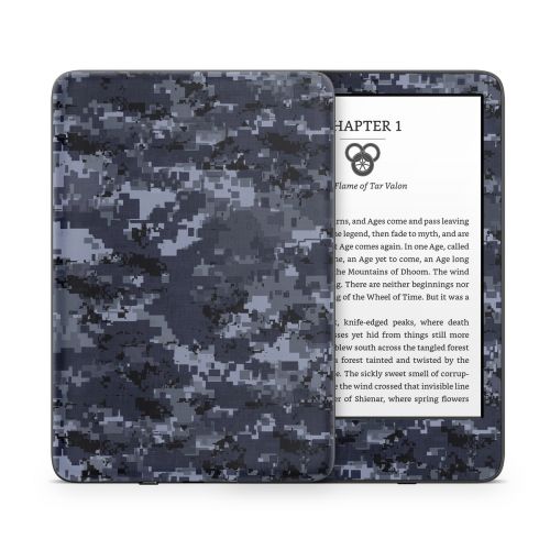 Digital Navy Camo Amazon Kindle Series Skin
