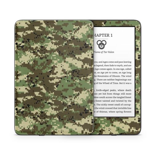 Digital Woodland Camo Amazon Kindle Series Skin
