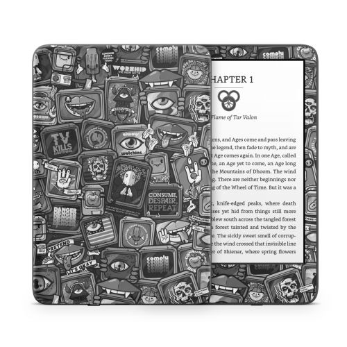 Distraction Tactic B&W Amazon Kindle Series Skin