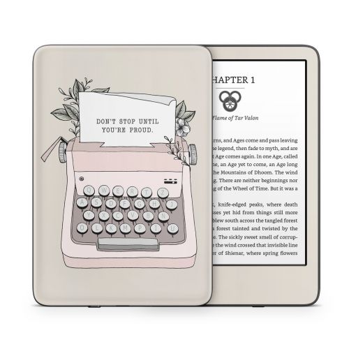 Dont Stop Amazon Kindle Series Skin