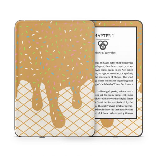 Caramel Ice Cream Drip Amazon Kindle Series Skin
