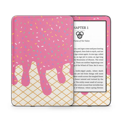 Strawberry Ice Cream Drip Amazon Kindle Series Skin