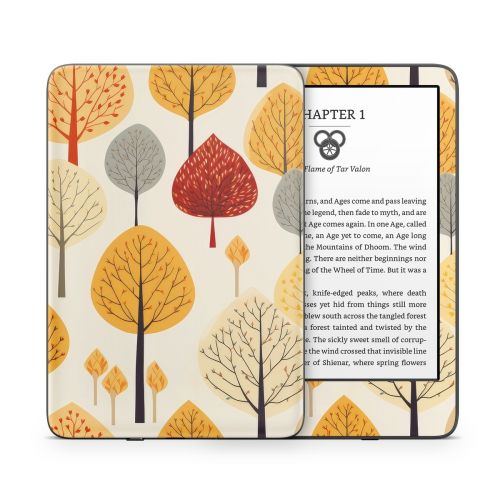 Fall Is Here Amazon Kindle Series Skin