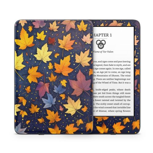 Falling Leaves Amazon Kindle Series Skin