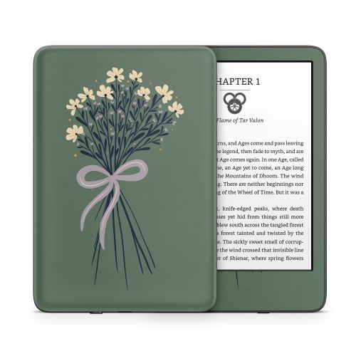 Floral Bouquet Bow  Amazon Kindle Series Skin