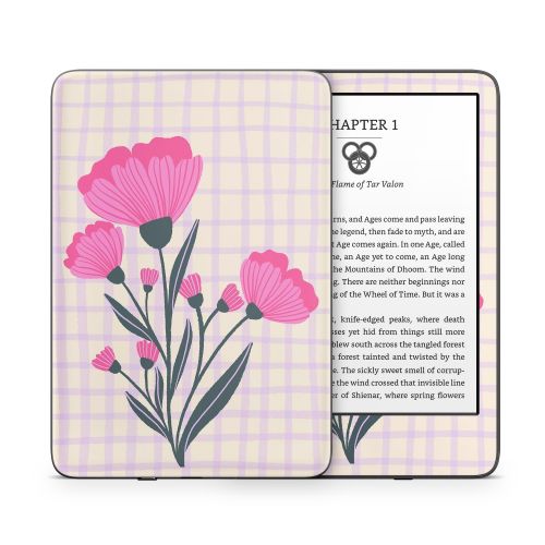 Floral Bouquet Grid Amazon Kindle Series Skin
