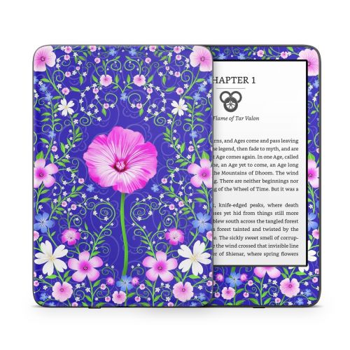 Floral Harmony Amazon Kindle Series Skin