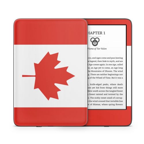Canadian Flag Amazon Kindle Series Skin