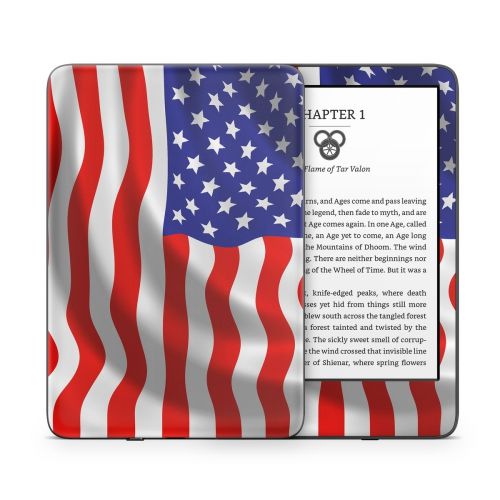 USA Flag Amazon Kindle Series Skin