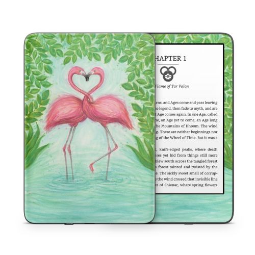 Flamingo Love Amazon Kindle Series Skin