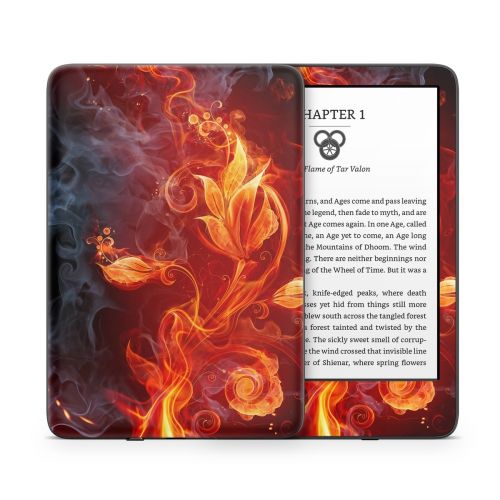 Flower Of Fire Amazon Kindle Series Skin