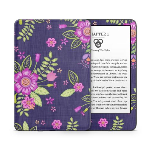 Folk Floral Amazon Kindle Series Skin