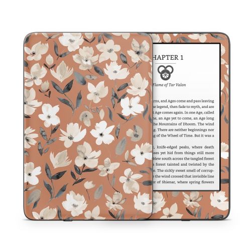 Fresh Flowers Copper Amazon Kindle Series Skin