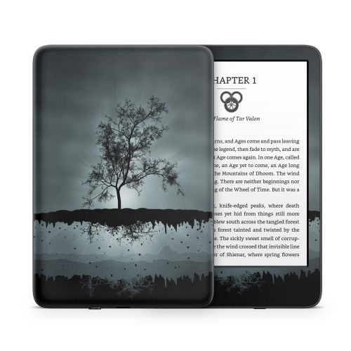 Flying Tree Black Amazon Kindle Series Skin