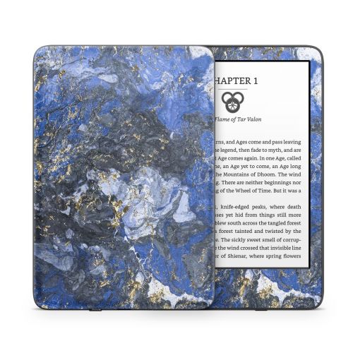 Gilded Ocean Marble Amazon Kindle Series Skin