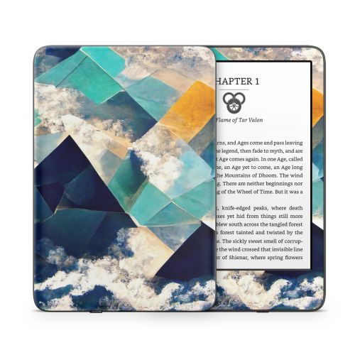 Gold Clouds Amazon Kindle Series Skin