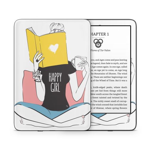 Happy Girl Amazon Kindle Series Skin