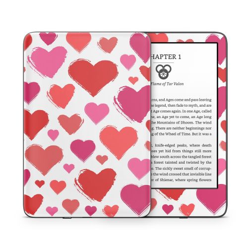 Hearts Amazon Kindle Series Skin