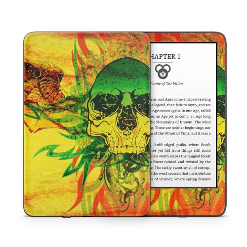 Hot Tribal Skull Amazon Kindle Series Skin