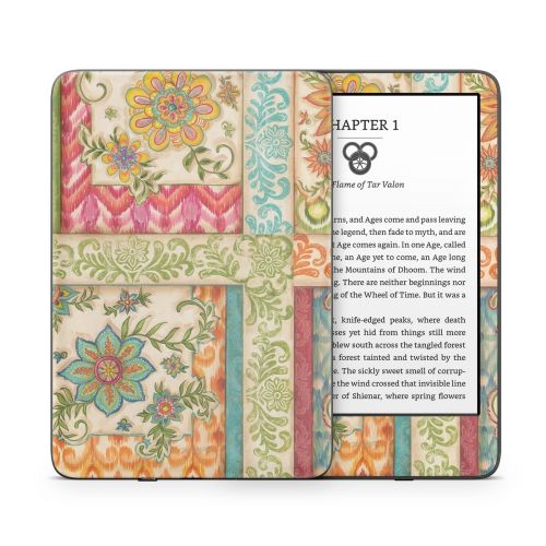 Ikat Floral Amazon Kindle Series Skin