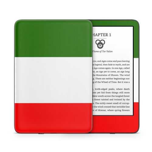 Italian Flag Amazon Kindle Series Skin