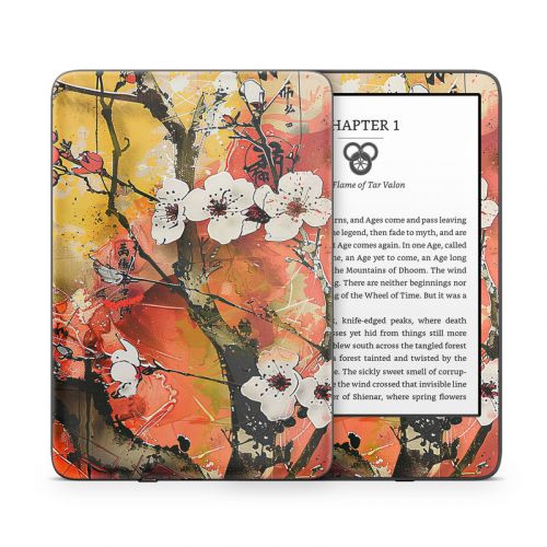 Japanese Blossoms Amazon Kindle Series Skin