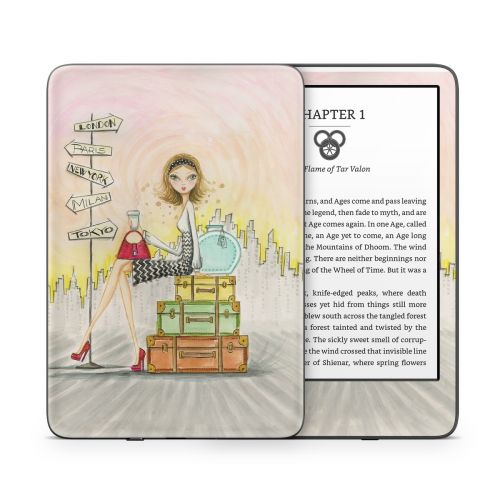 The Jet Setter Amazon Kindle Series Skin