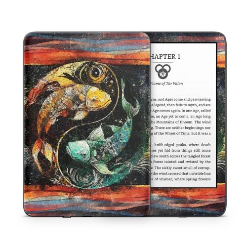 Koi Fish Yin Yang Amazon Kindle Series Skin
