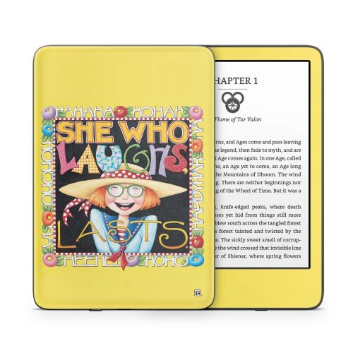 She Who Laughs Amazon Kindle Series Skin