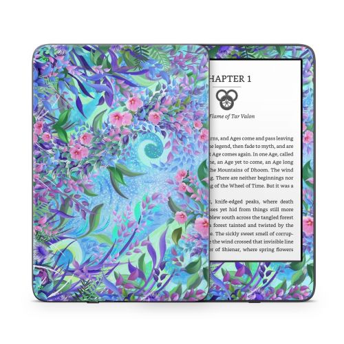 Lavender Flowers Amazon Kindle Series Skin