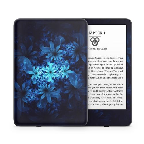 Luminous Flowers Amazon Kindle Series Skin