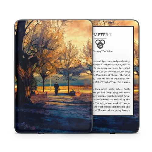Man and Dog Amazon Kindle Series Skin