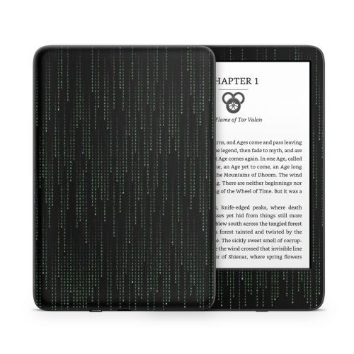 Matrix Style Code Amazon Kindle Series Skin