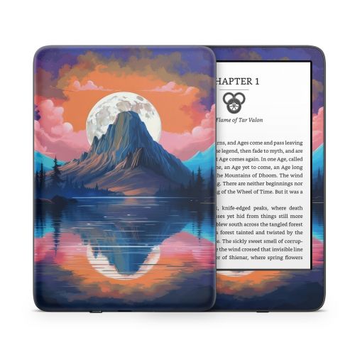 Mountain Moonrise Amazon Kindle Series Skin