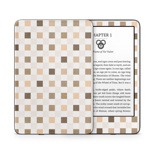 Neutral Checker Amazon Kindle Series Skin