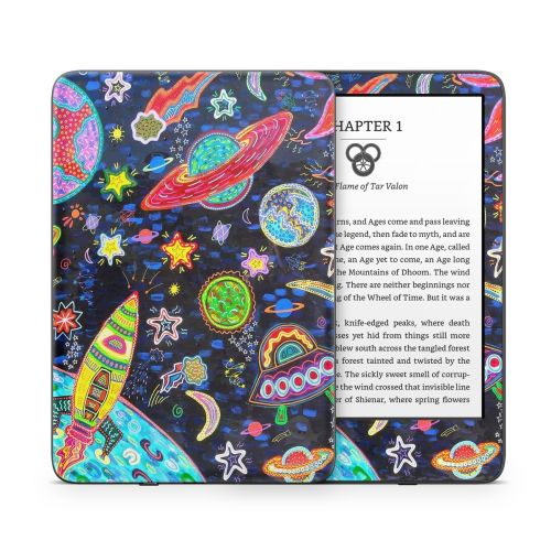 Out to Space Amazon Kindle Series Skin