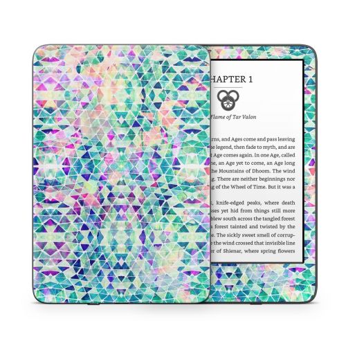 Pastel Triangle Amazon Kindle Series Skin