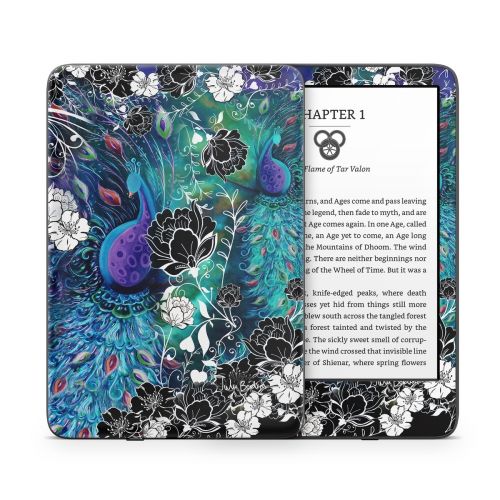 Peacock Garden Amazon Kindle Series Skin